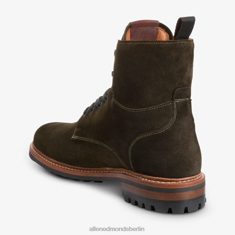 Allen Edmonds Grün Männer Wetterfester Chapman-Kampfstiefel aus Wildleder 82J2T102