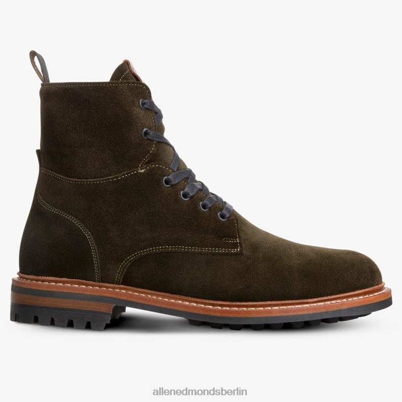 Allen Edmonds Grün Männer Wetterfester Chapman-Kampfstiefel aus Wildleder 82J2T102