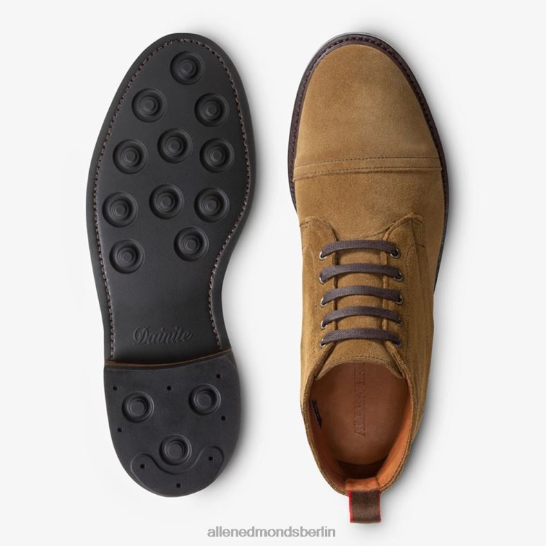 Allen Edmonds Kapernwildleder Männer Patton wetterfester Cap-Toe-Stiefel 82J2T468