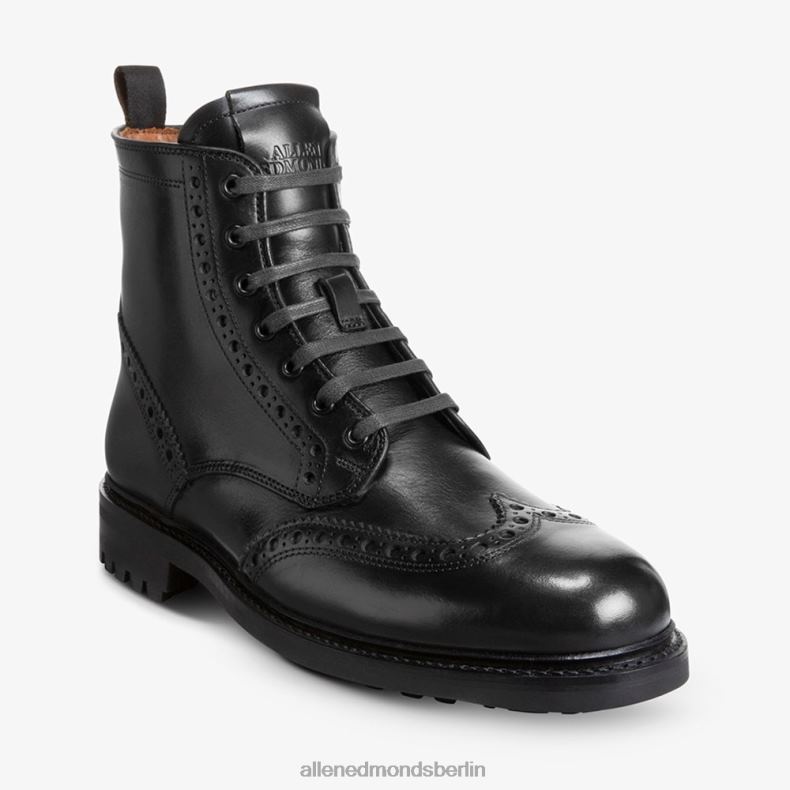 Allen Edmonds Schwarz Männer Chapman wetterfester Wingtip-Stiefel 82J2T472