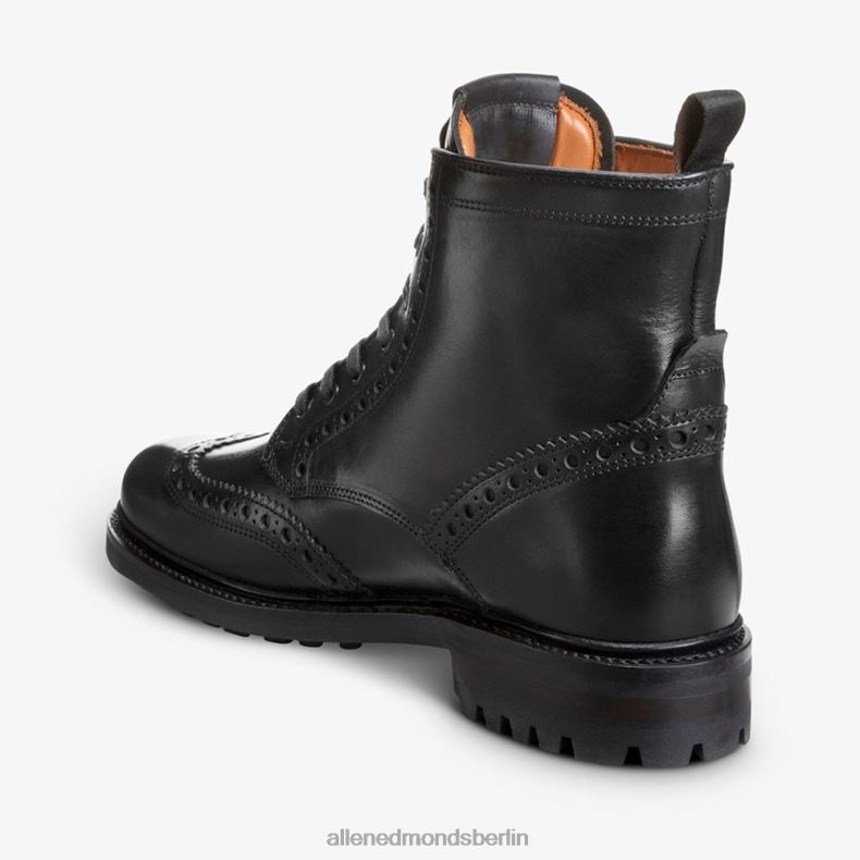 Allen Edmonds Schwarz Männer Chapman wetterfester Wingtip-Stiefel 82J2T472
