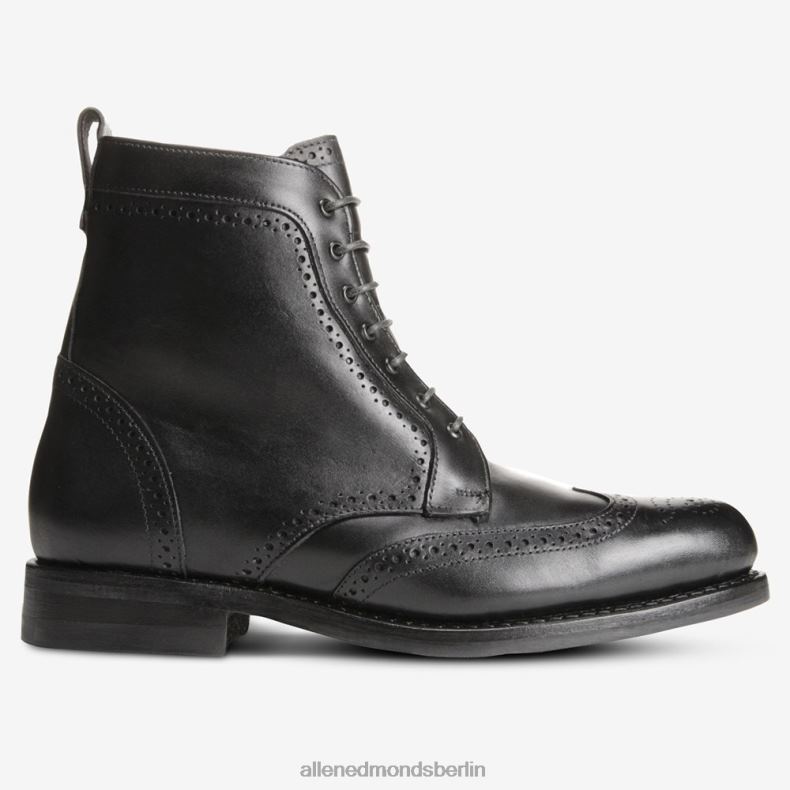 Allen Edmonds Schwarz Männer Dalton Wingtip-Stiefel mit Dainite-Gummisohle 82J2T116