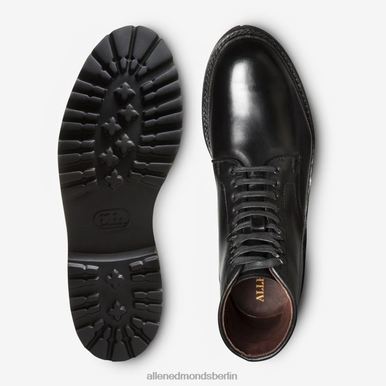 Allen Edmonds Schwarz Männer Higgins Mill wetterfester Stiefel mit Stollensohle 82J2T19