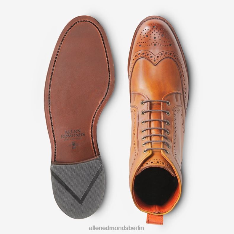 Allen Edmonds Walnussbraun Männer Dalton Wingtip-Stiefel 82J2T483