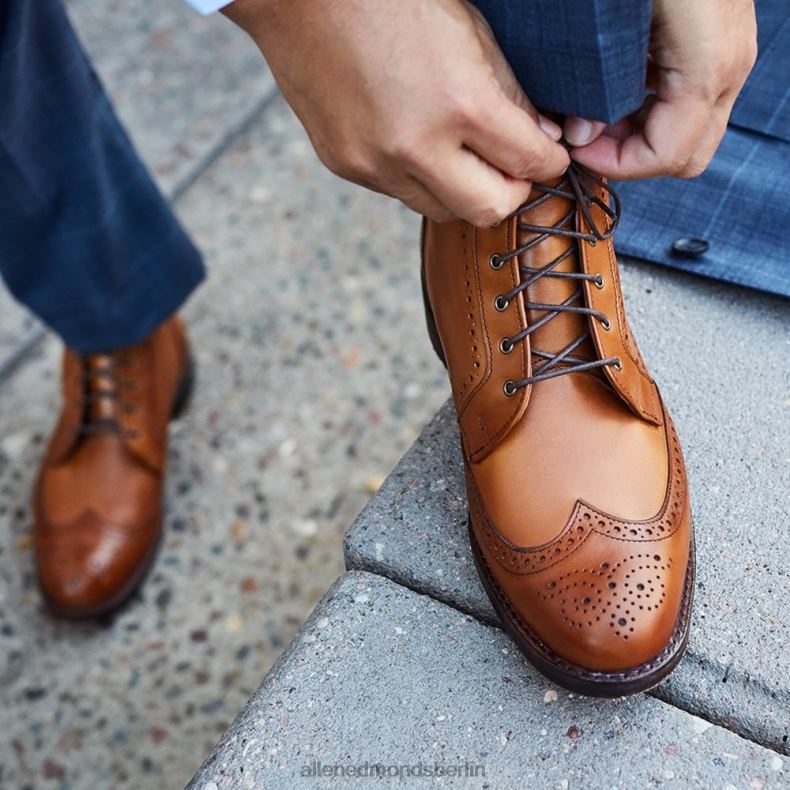 Allen Edmonds Walnussbraun Männer Dalton Wingtip-Stiefel 82J2T483