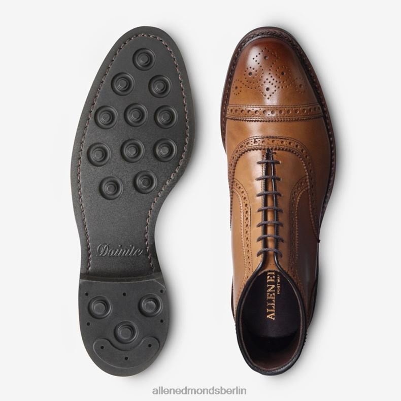 Allen Edmonds Walnussbraun Männer Hamilton wetterfester Oxford-Kleiderstiefel 82J2T341
