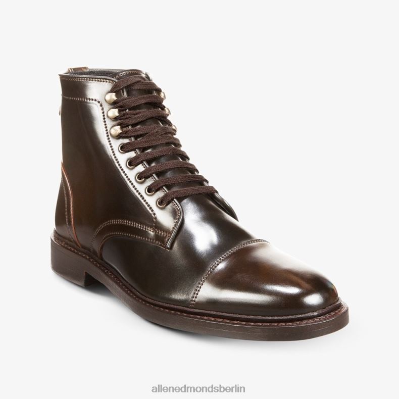 Allen Edmonds braun Männer Landon Shell Cordovan Captoe-Stiefel 82J2T339
