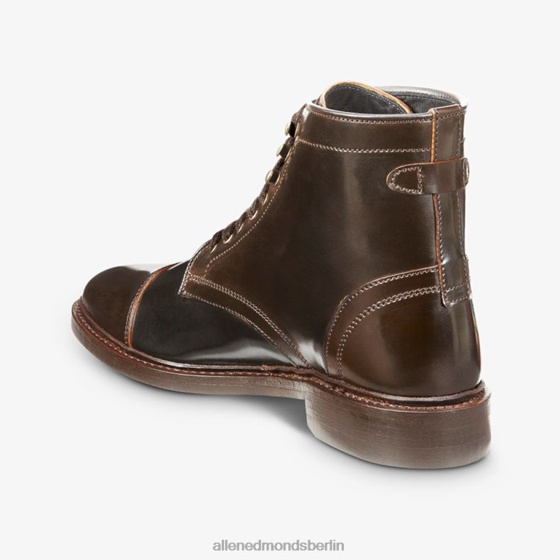 Allen Edmonds braun Männer Landon Shell Cordovan Captoe-Stiefel 82J2T339