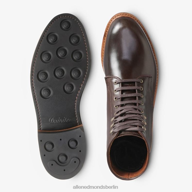 Allen Edmonds brauner Cordovan Männer Higgins Mill-Stiefel mit Shell-Cordovan-Leder 82J2T290
