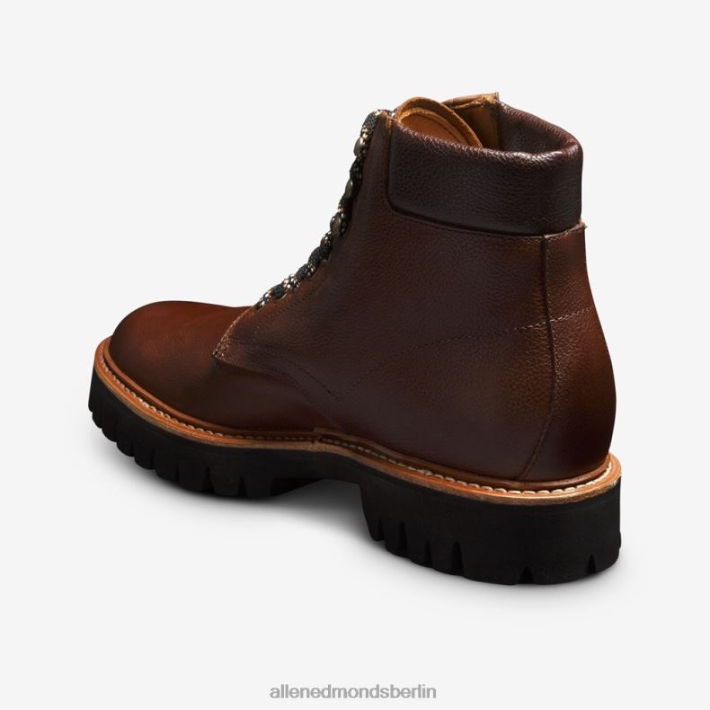 Allen Edmonds braunes Leder Männer Higgins Mill Wanderstiefel 82J2T476