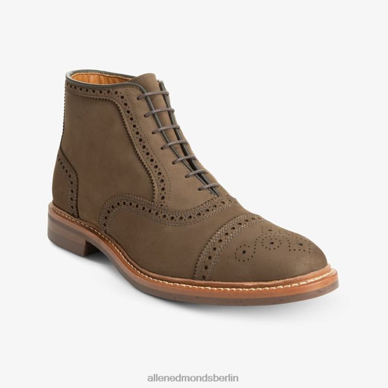Allen Edmonds braunes Nubuk Männer Hamilton wetterfester Oxford-Kleiderstiefel 82J2T343