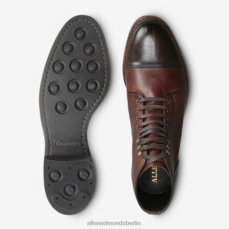 Allen Edmonds chili/braun Männer Landon-Captoe-Stiefel 82J2T364