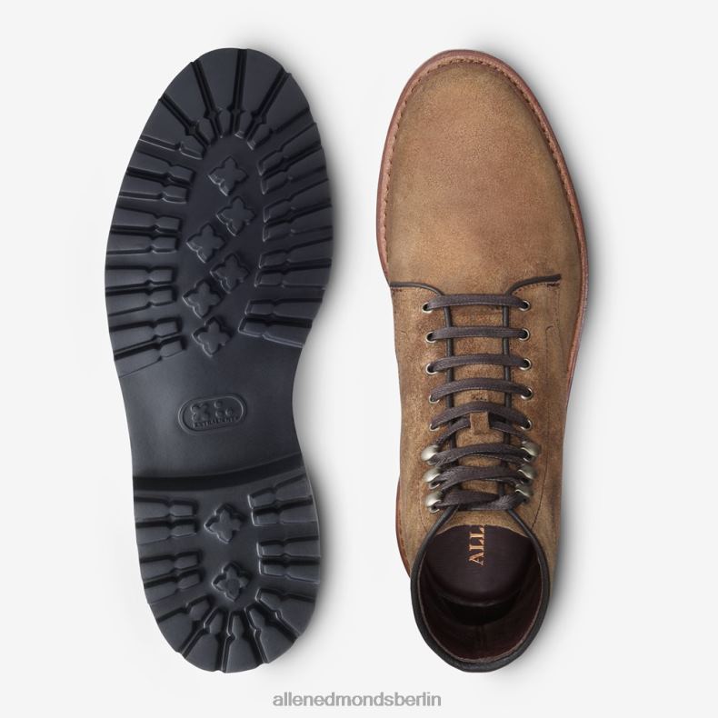 Allen Edmonds hellbraunes Wildleder Männer Higgins-Mill-Stiefel mit Stollensohle 82J2T470