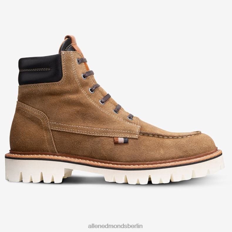 Allen Edmonds hellbraunes Wildleder Männer Silverlake-Schnürstiefel 82J2T437