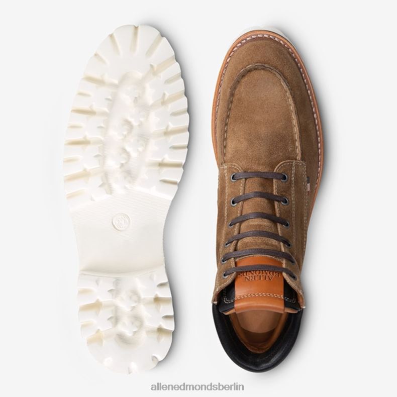Allen Edmonds hellbraunes Wildleder Männer Silverlake-Schnürstiefel 82J2T437