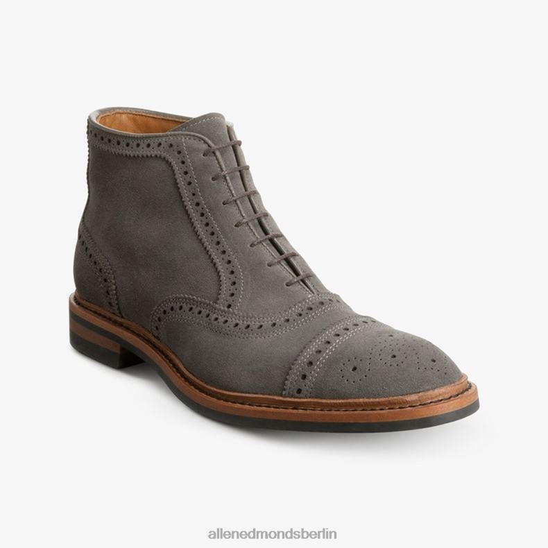 Allen Edmonds magnetgraues Wildleder Männer Hamilton wetterfester Oxford-Kleiderstiefel 82J2T342
