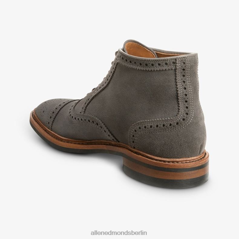 Allen Edmonds magnetgraues Wildleder Männer Hamilton wetterfester Oxford-Kleiderstiefel 82J2T342