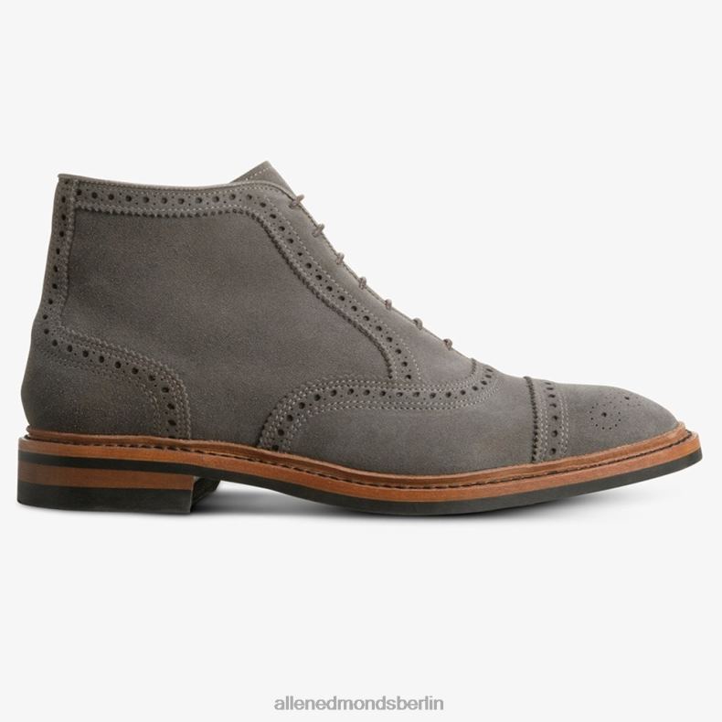 Allen Edmonds magnetgraues Wildleder Männer Hamilton wetterfester Oxford-Kleiderstiefel 82J2T342