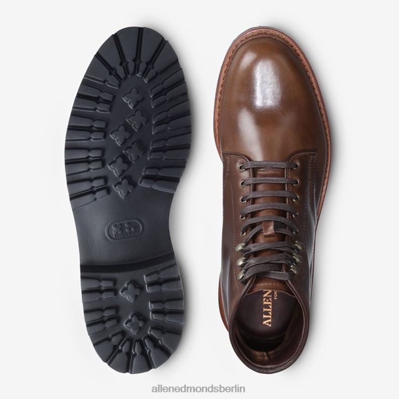 Allen Edmonds naturbraunes Leder Männer Higgins-Mill-Stiefel mit Stollensohle 82J2T469