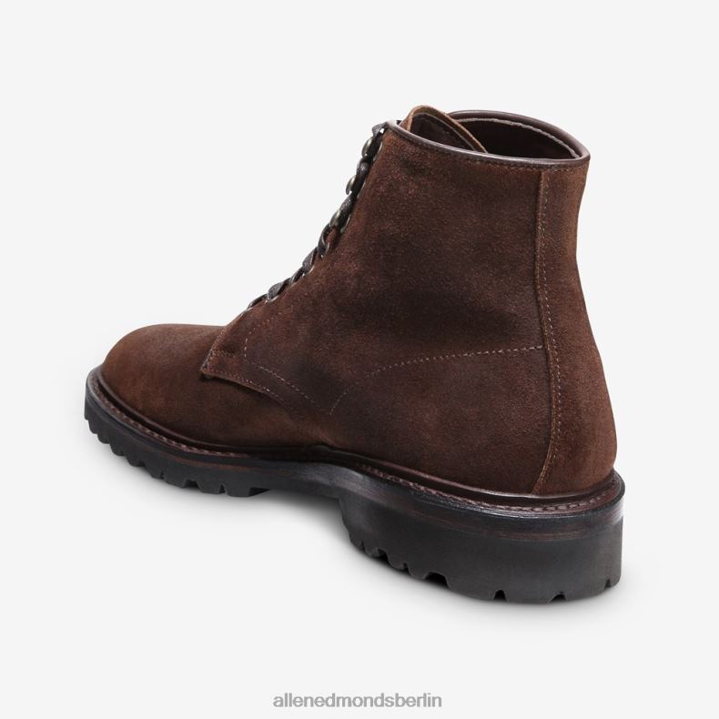 Allen Edmonds schnupftabakbraunes Wildleder Männer Higgins-Mill-Stiefel mit Stollensohle 82J2T471