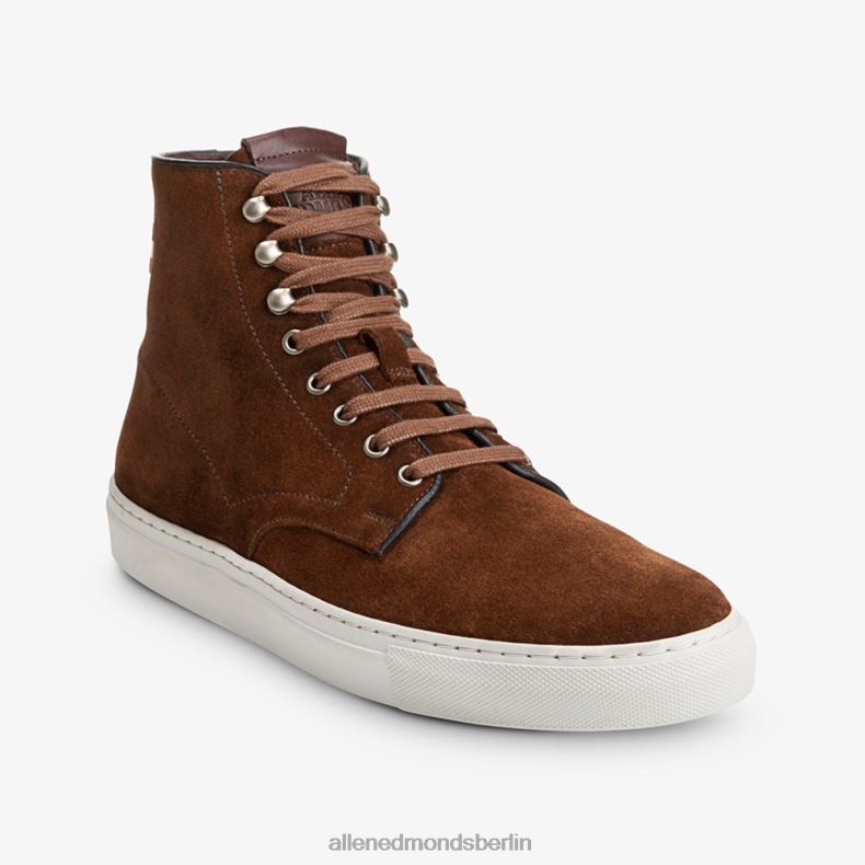 Allen Edmonds schnupftabakbraunes Wildleder Männer High-Top-Sneaker von Higgins Mill 82J2T94