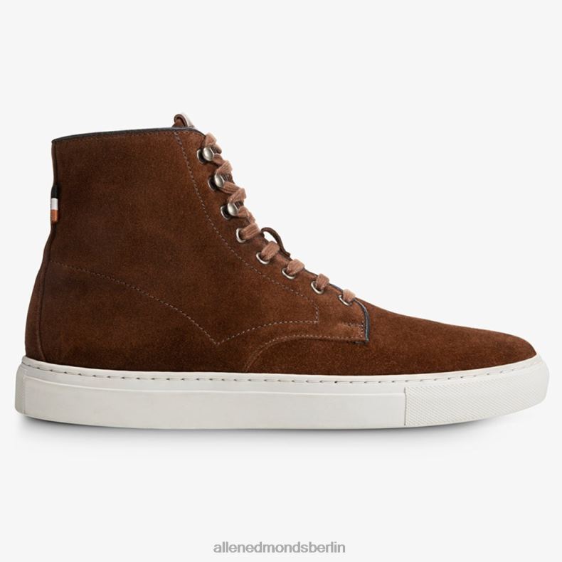 Allen Edmonds schnupftabakbraunes Wildleder Männer High-Top-Sneaker von Higgins Mill 82J2T94
