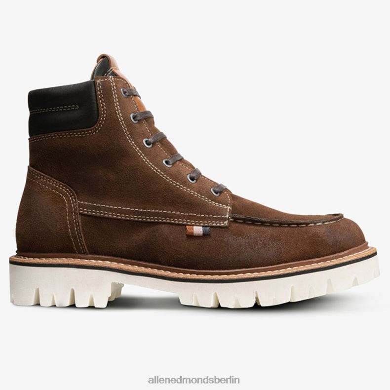 Allen Edmonds schnupftabakbraunes Wildleder Männer Silverlake-Schnürstiefel 82J2T436