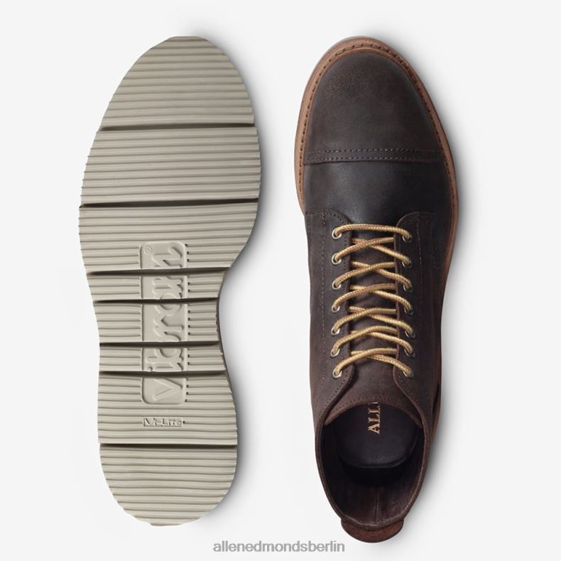Allen Edmonds schnupftabakbraunes Wildleder Männer Wetterfester Park City-Schnürstiefel 82J2T148
