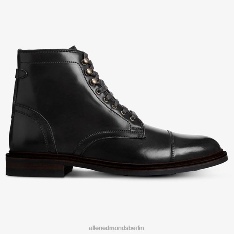 Allen Edmonds schwarzer Cordovan Männer Landon Shell Cordovan Captoe-Stiefel 82J2T54