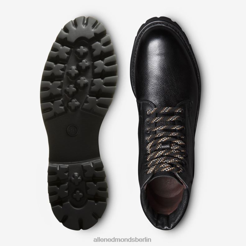 Allen Edmonds schwarzes Leder Männer Higgins Mill Wanderstiefel 82J2T477