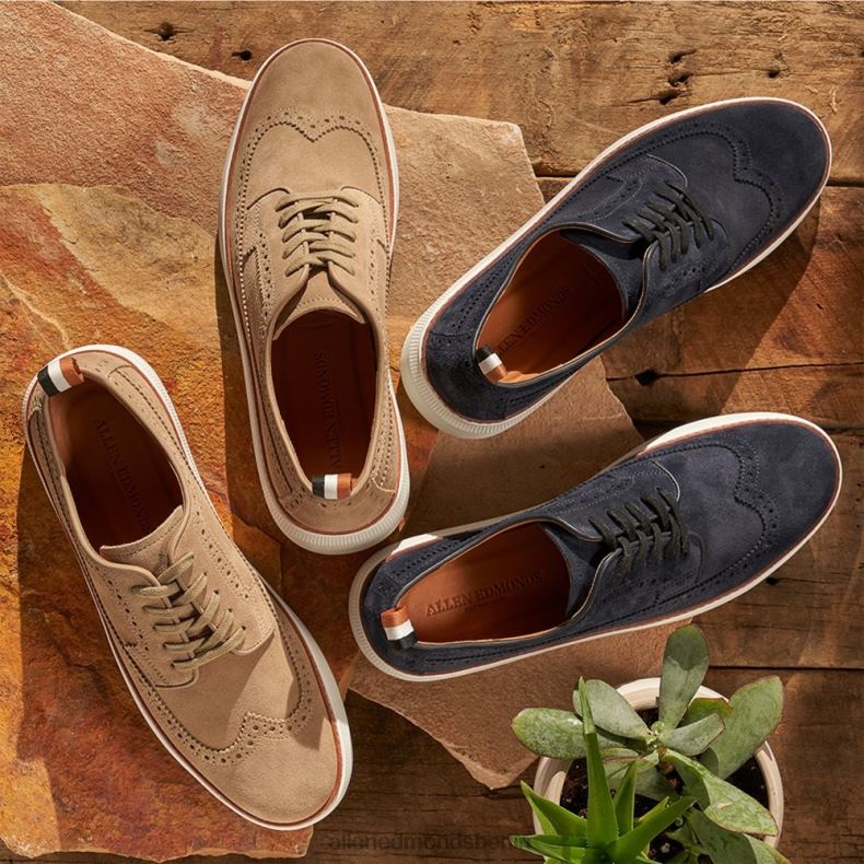 Allen Edmonds Knochen Männer Tremont-Wingtip-Derby-Sneaker aus Wildleder 82J2T109