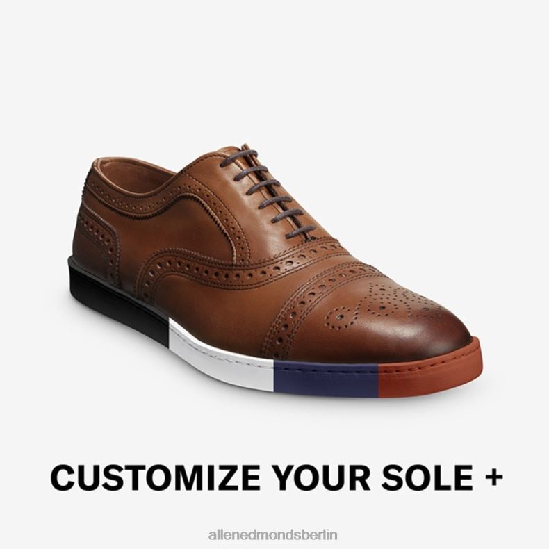 Allen Edmonds Walnussbraun Männer Strand-Oxford-Kleid-Sneaker 82J2T33