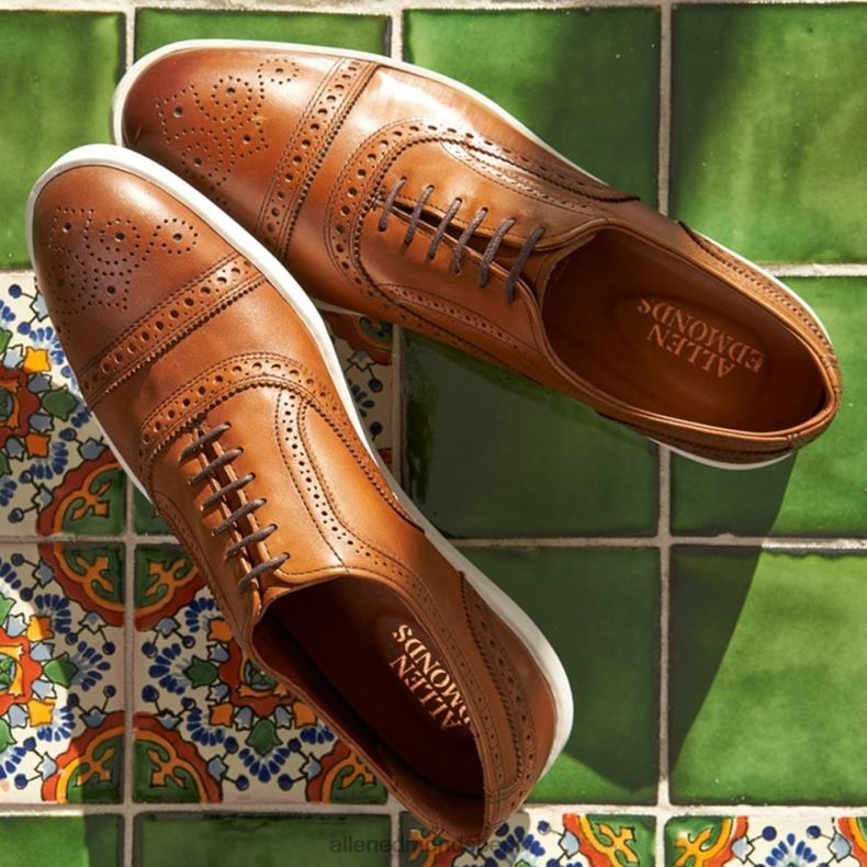 Allen Edmonds Walnussbraun Männer Strand-Oxford-Kleid-Sneaker 82J2T33