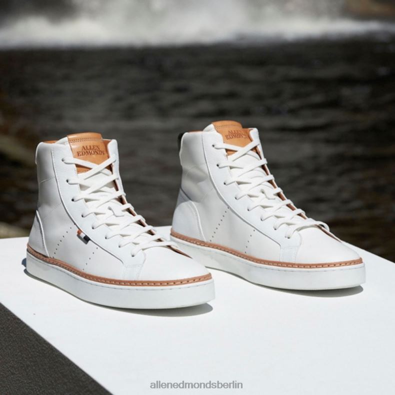 Allen Edmonds Weiss Männer Alpha High-Top-Sneaker 82J2T432