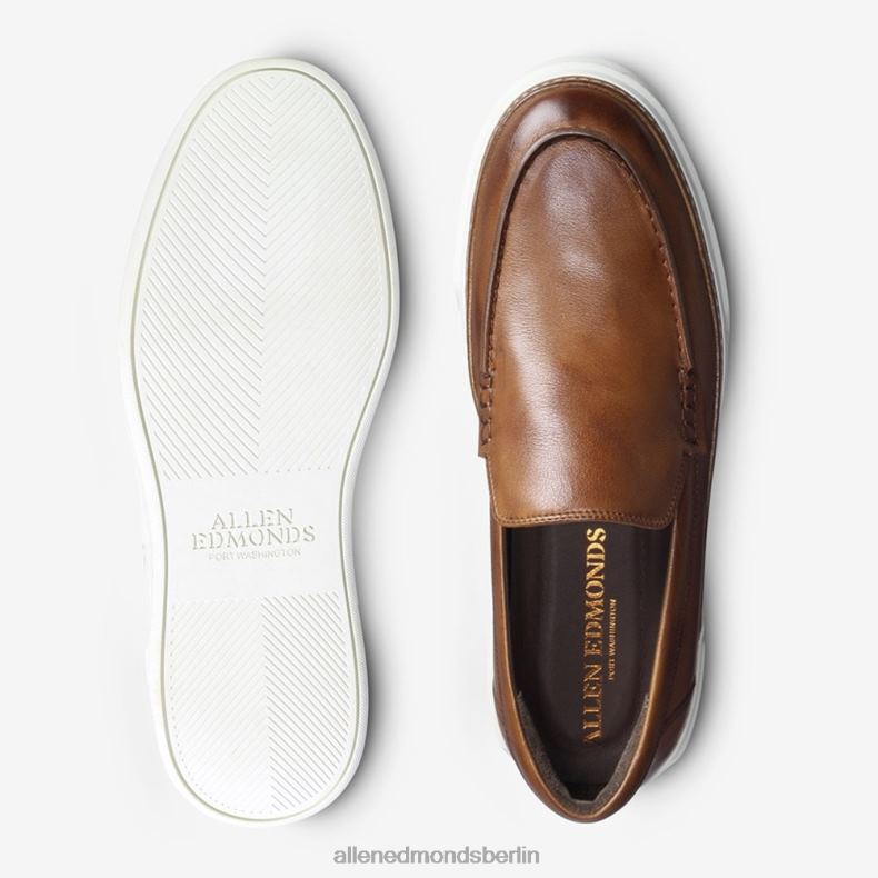 Allen Edmonds bräunen Männer Burke Venetian Slip-On-Sneaker 82J2T113