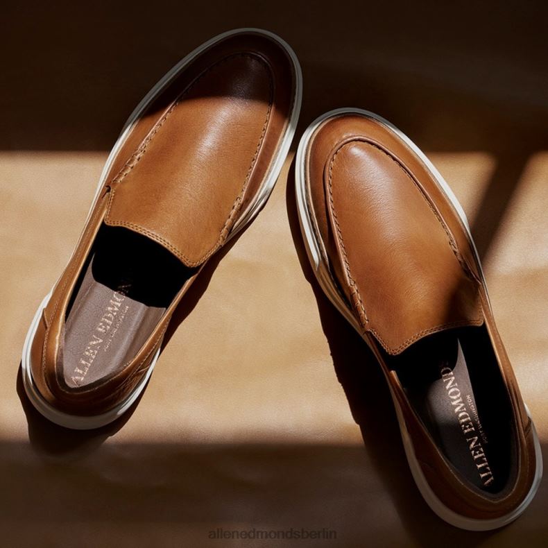 Allen Edmonds bräunen Männer Burke Venetian Slip-On-Sneaker 82J2T113