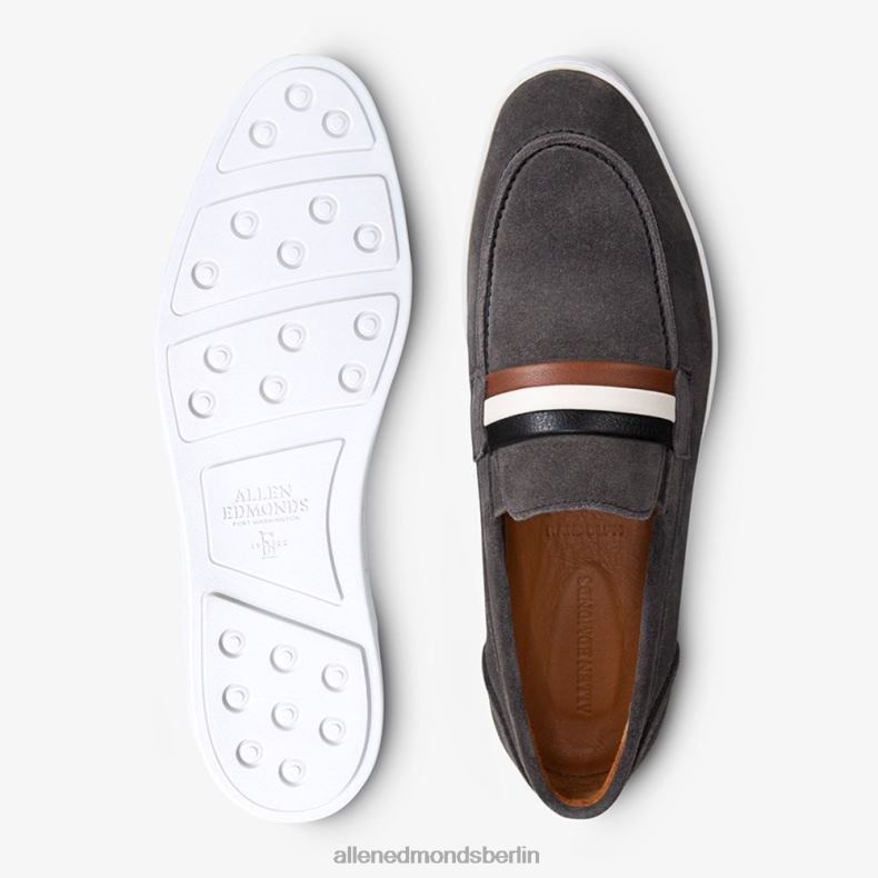 Allen Edmonds charakteristisches graues Wildleder Männer Randolph Slip-On-Wildleder-Sneaker 82J2T269
