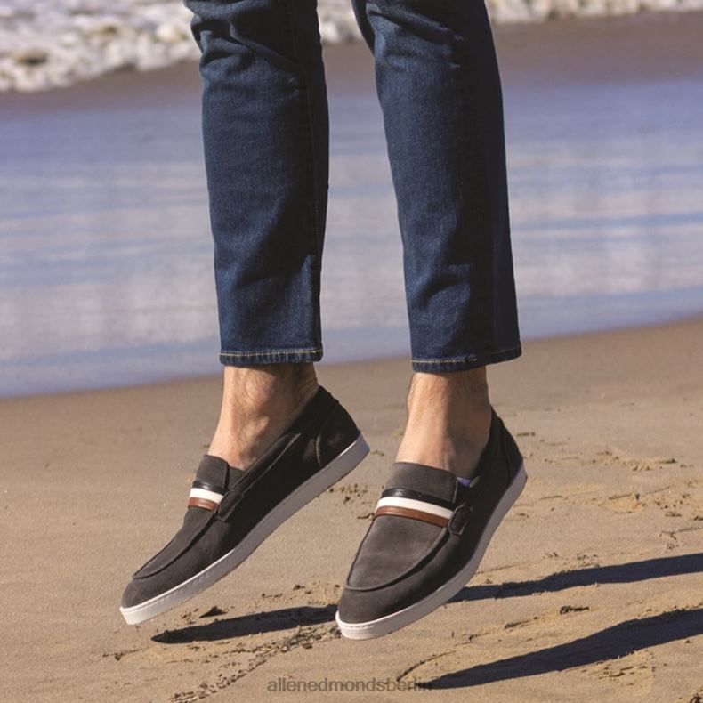 Allen Edmonds charakteristisches graues Wildleder Männer Randolph Slip-On-Wildleder-Sneaker 82J2T269