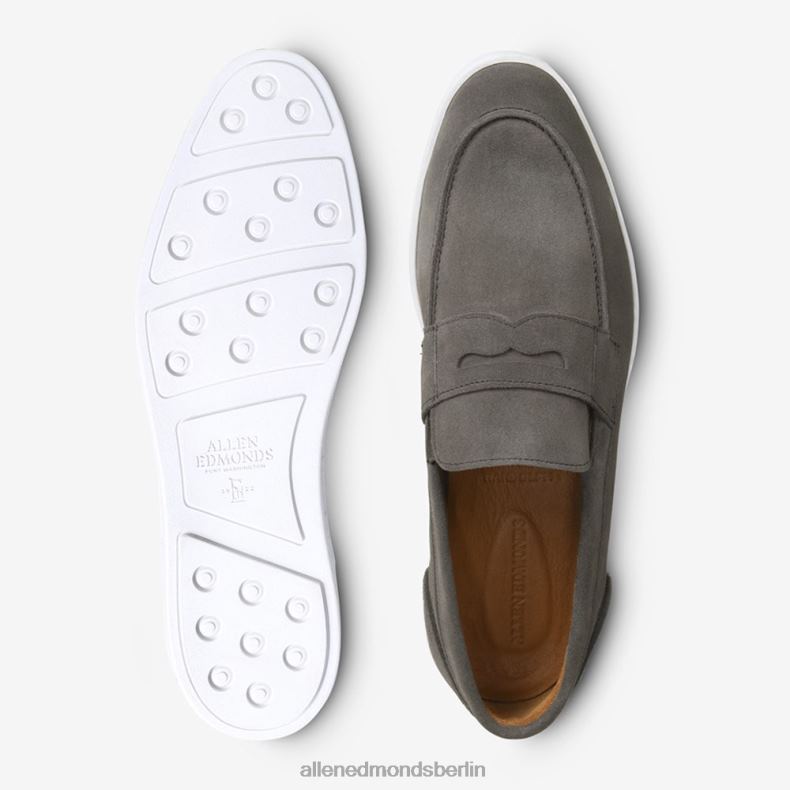 Allen Edmonds graues Wildleder Männer Randolph Slip-On-Wildleder-Sneaker 82J2T270