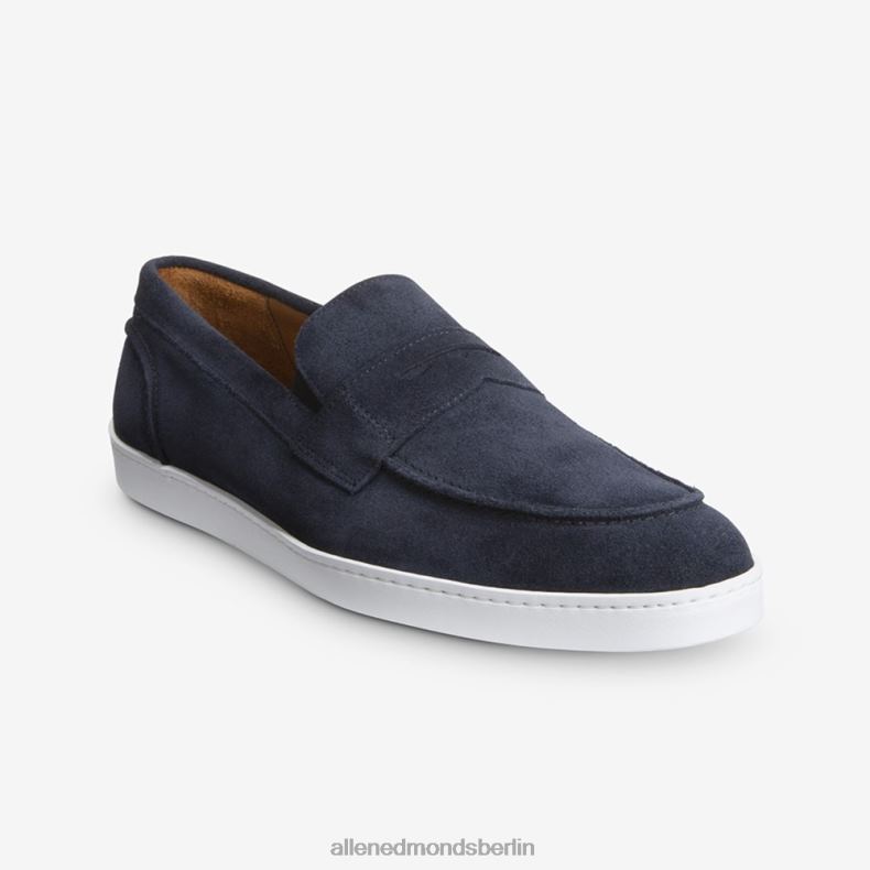 Allen Edmonds marineblaues Wildleder Männer Randolph Slip-On-Sneaker 82J2T18