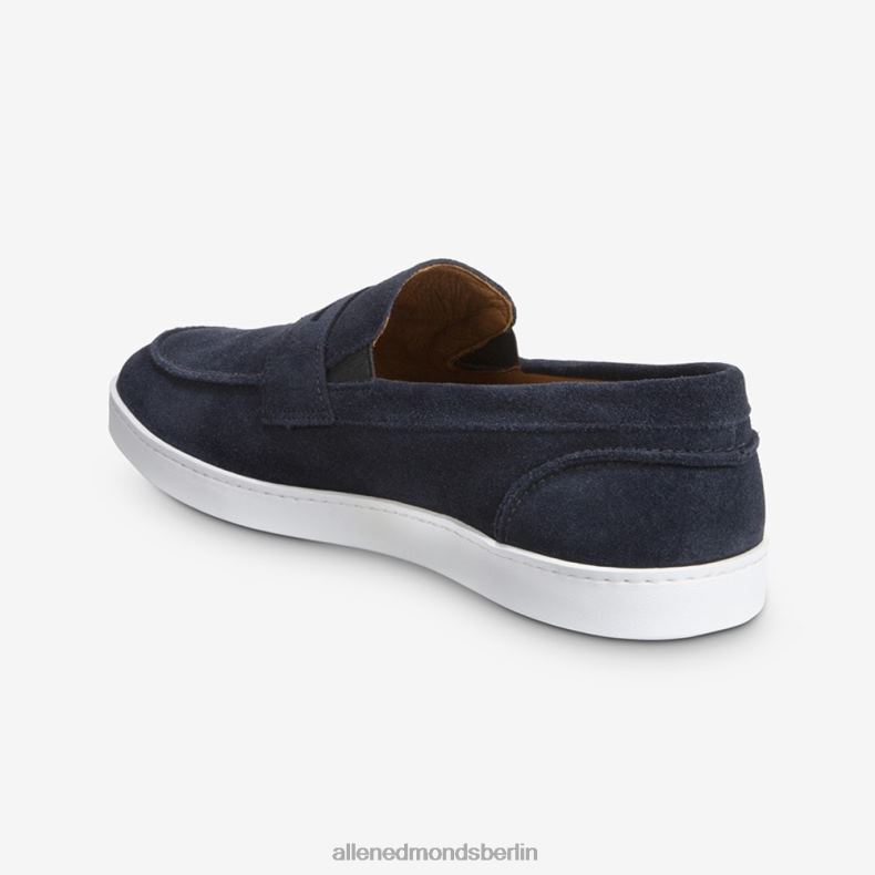 Allen Edmonds marineblaues Wildleder Männer Randolph Slip-On-Sneaker 82J2T18