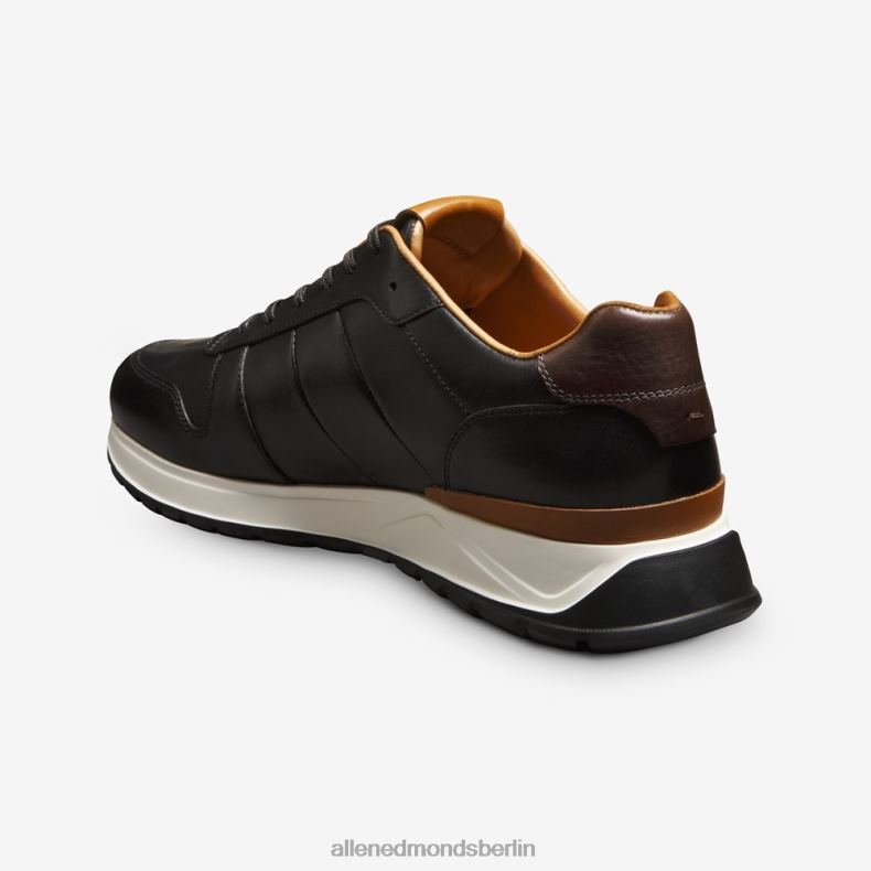 Allen Edmonds schwarzes Leder Männer Lawson-Schnürsneaker 82J2T334