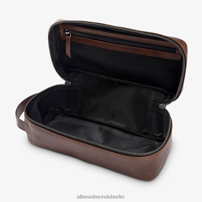 Allen Edmonds braun unisex Leder-Dopp-Kit 82J2T421