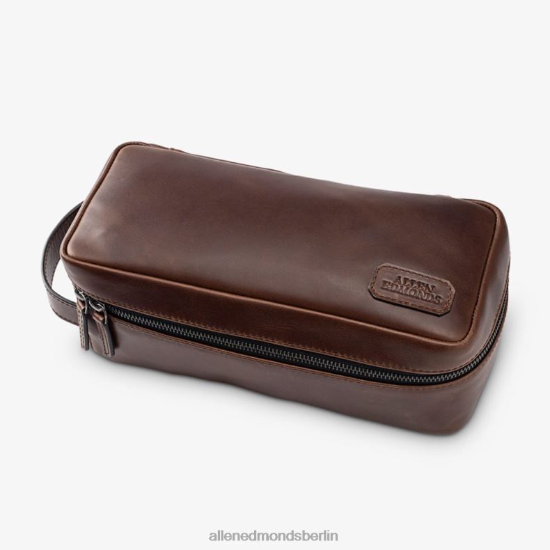Allen Edmonds braun unisex Leder-Dopp-Kit 82J2T421