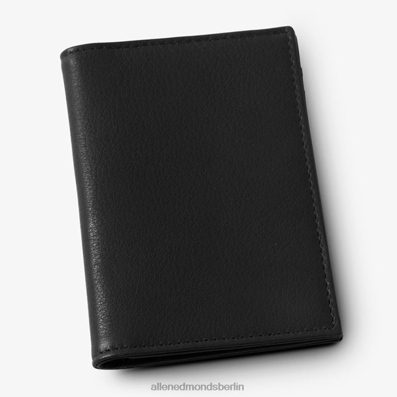 Allen Edmonds Schwarz unisex RFID-Vachetta-Kartenetui mit Ausweishalter 82J2T582