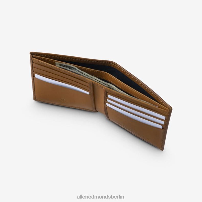 Allen Edmonds Walnussbraun unisex RFID-Vachetta-Executive-Bifold-Geldbörse 82J2T401
