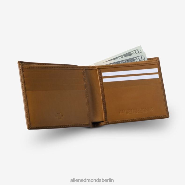 Allen Edmonds Walnussbraun unisex RFID-Vachetta-Executive-Bifold-Geldbörse 82J2T401
