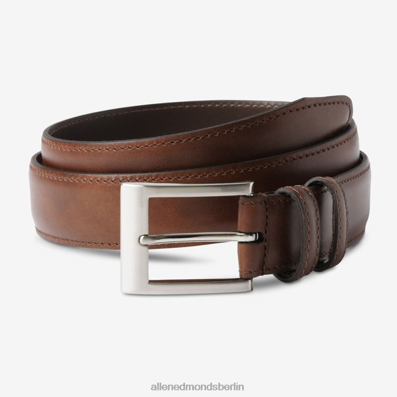 Allen Edmonds Chili-Leder unisex Breiter Basic-Kleidergürtel 82J2T549