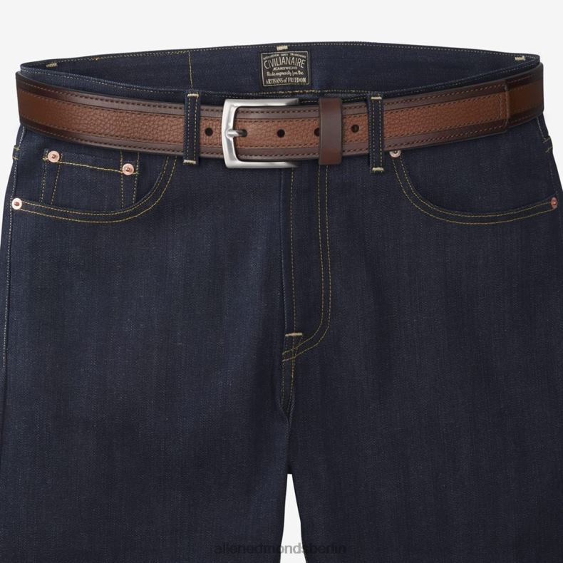 Allen Edmonds Kaffeebraun unisex Lässiger Gürtel von Nashua Street 82J2T564