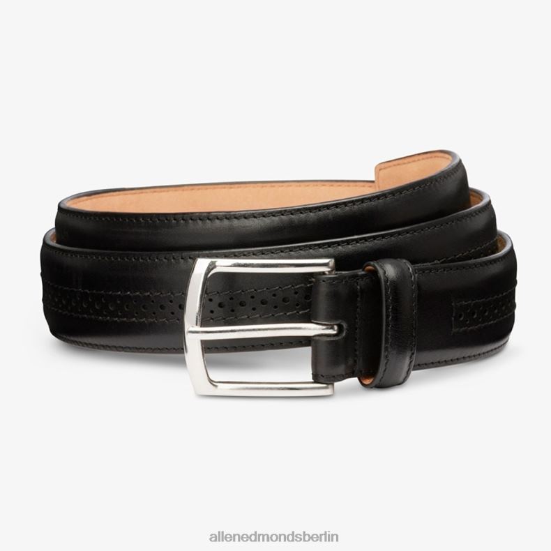 Allen Edmonds Schwarz unisex State-Street-Kleidergürtel 82J2T584